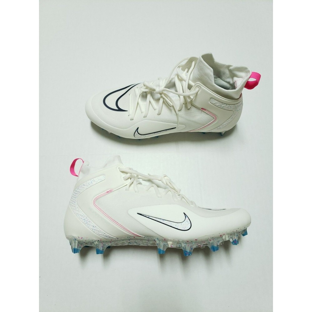 Nike Alpha Huarache 8 Elite Sail Hyper Pink Lacrosse Cleats Size 13 CW4440 116